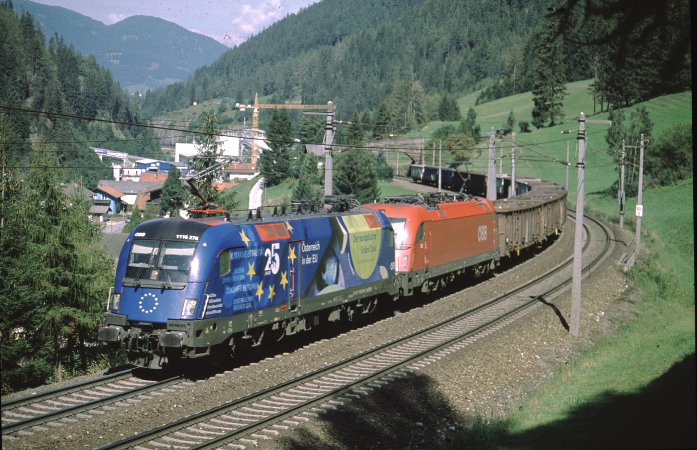 Werbelok der ÖBB 25 Österreich in der EU